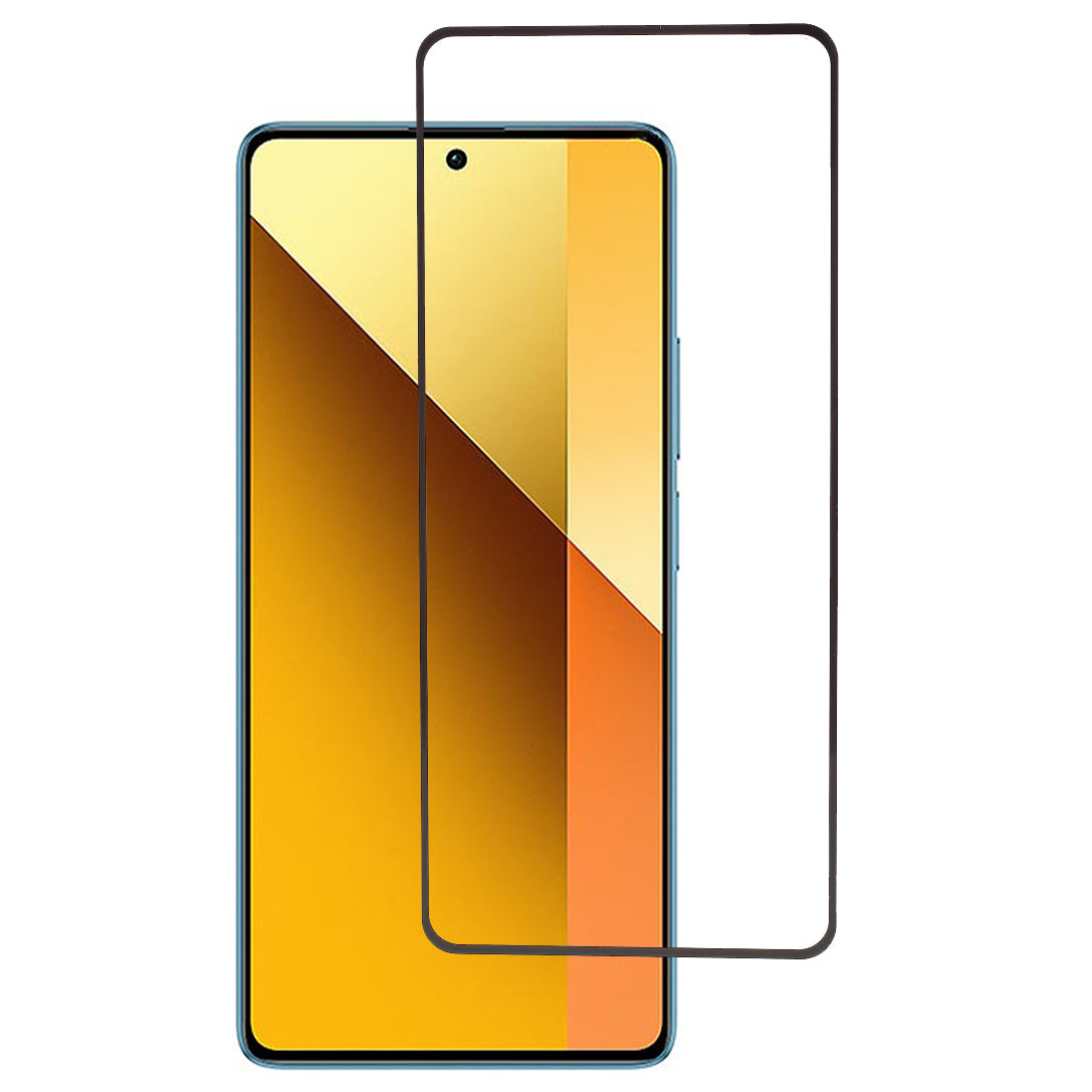 For Xiaomi Redmi Note 13 4G Silk Printing Tempered Glass Screen Protector Full Glue HD Clear Film For Xiaomi Redmi Note 13 4G Silk Printing Tempered Glass Screen Protector Full Glue HD Clear Film